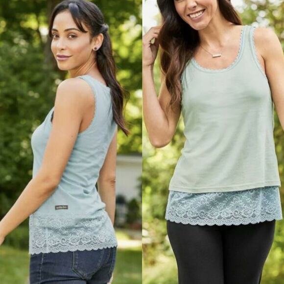 NWT Matilda Jane Fork in the Road reversible lace tank top - Picture 1 of 16